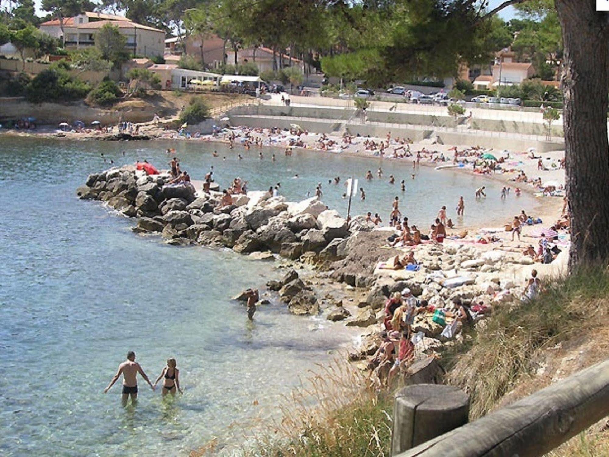La Maisonnette De La Plage Du Rouet Carry-le-Rouet Luaran gambar